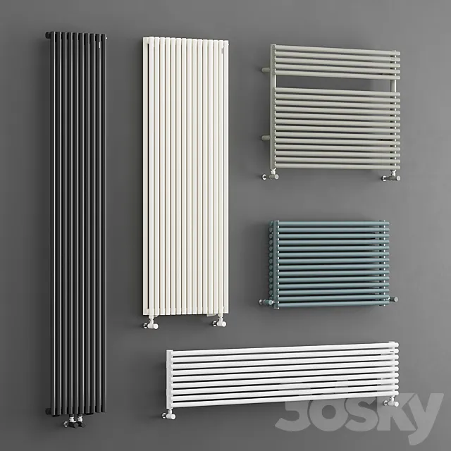 Tubes radiatori basics 25 3DModel