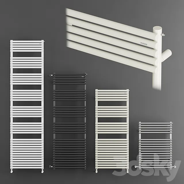 Tubes radiatori basics 25 3DModel