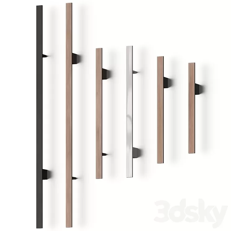 Tubes Radiatori Srl I Ching Heated Towel Rails 3D Model Free