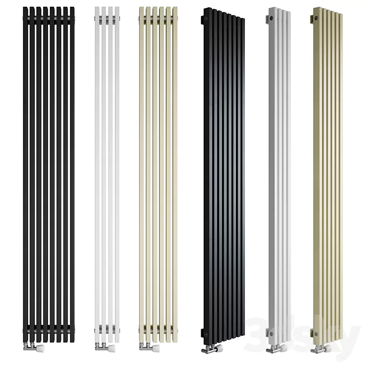 Tubular radiators GUARDO RETTA 3D Model Free Download
