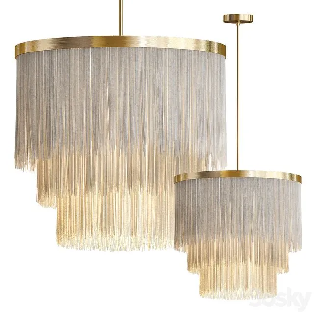 Tuckton Pendant Light 3D Model