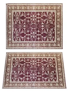 Tufenkian Carpets - Mahabad Mahogany Khaki 3D Model