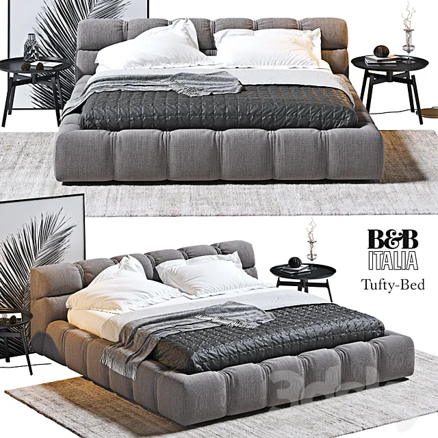 Tufty Bed B & B Italia 3DModel