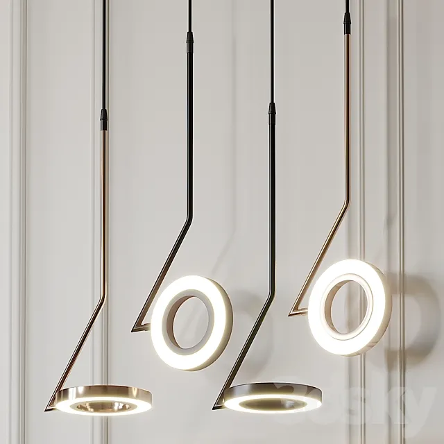 Tulia Modern Loft Hanging Light 3DModel