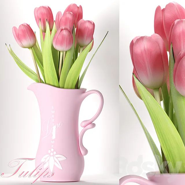 TULIP 8 3D Model
