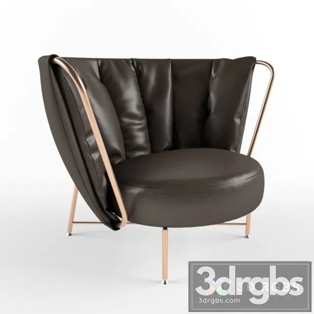 Tulip Loft Armchairs 3D Model Free