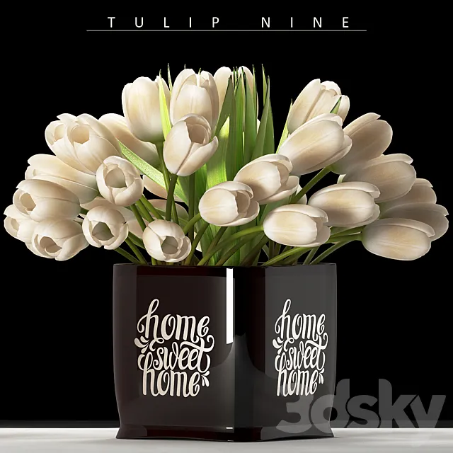 TULIP NINE 3D Model