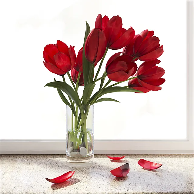 Tulips 3D Model