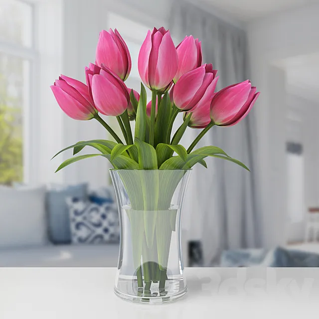 Tulips 3DModel