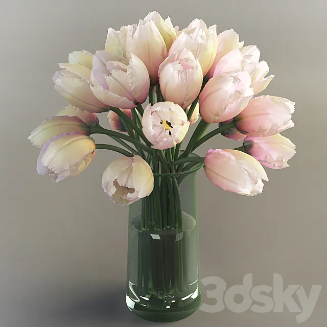Tulips. Tulips 3DModel
