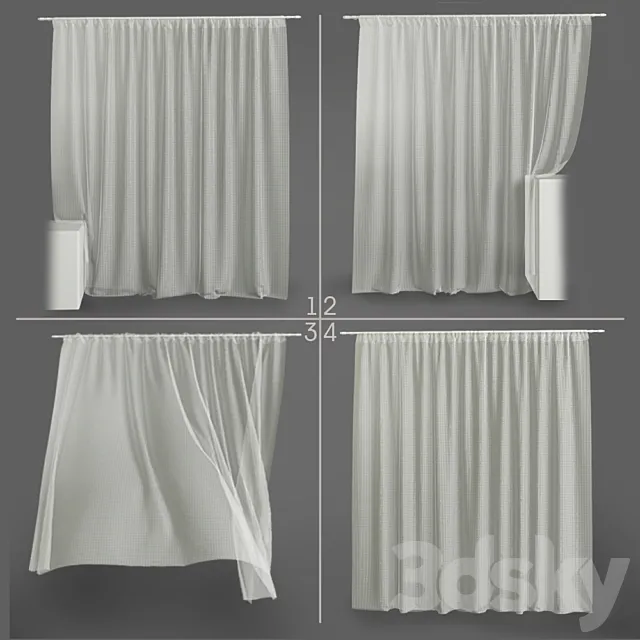 Tulle 3D Model