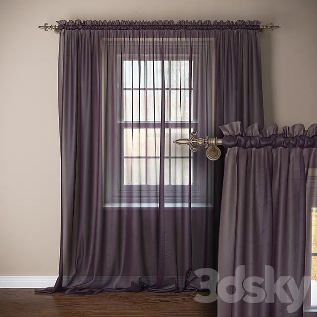 Tulle curtain Free Download