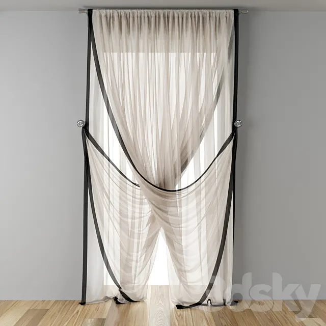 Tulle in the narrow window Free Download
