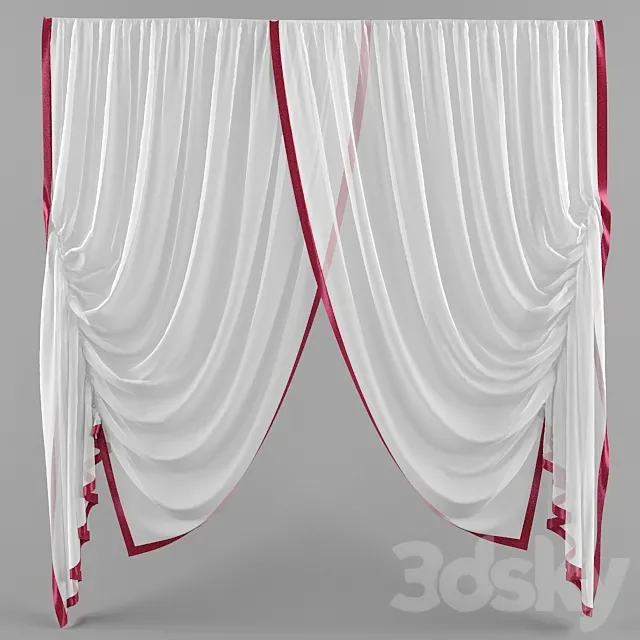 tulle with piped edging Free Download