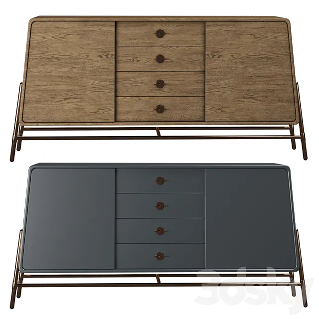Tulpar Chest of Drawers 3D Model