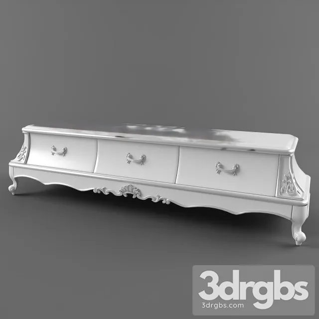 Tumba Neoclassic Sideboard 3D Model Free