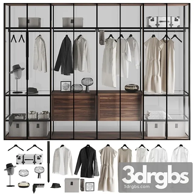 Tumidei Cristal Wardrobe 3D Model Free