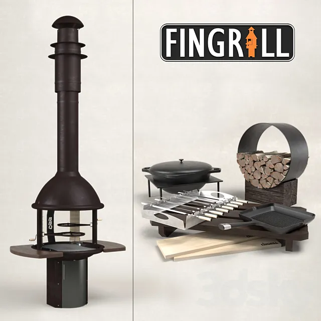 Tundra Grill BBQ 3D Model