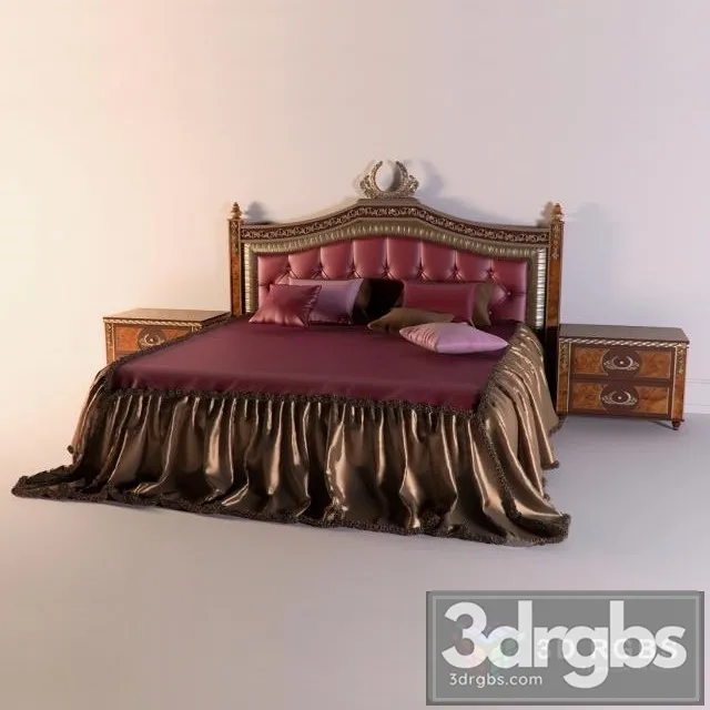 Tural Gostevaya Krovat Bed 3D Model Free