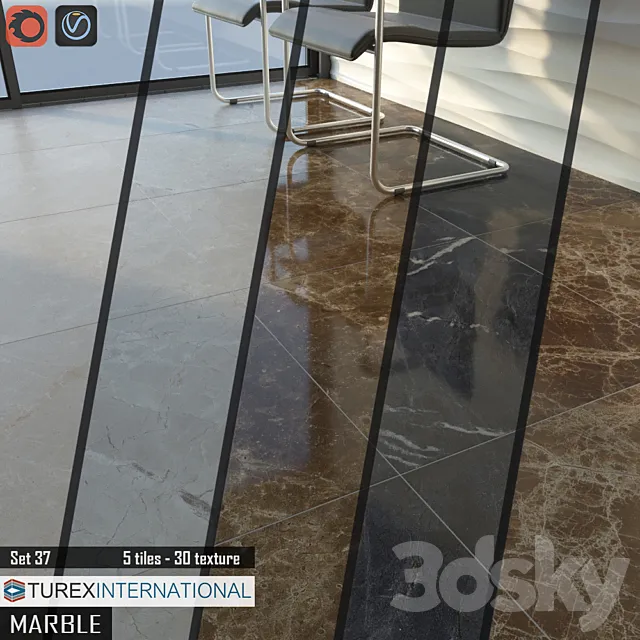 TUREX INTERNATIONAL Marble Tiles Set 37 Free Download