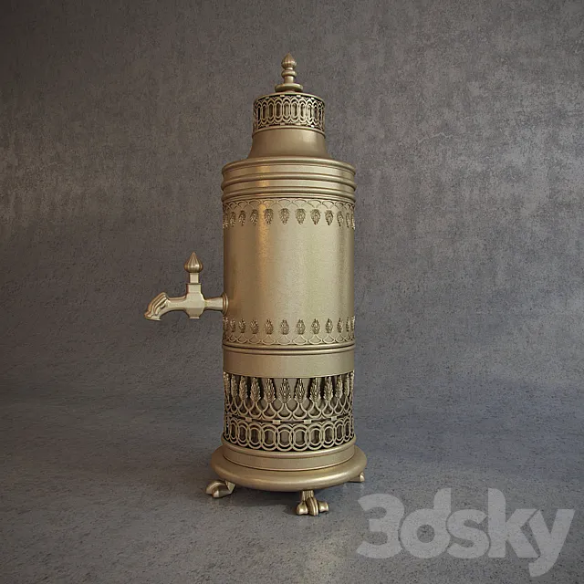 Turkish samovar 3D Model