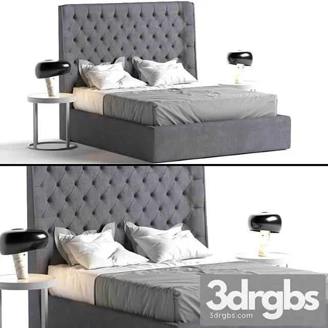 Turman meridiani bed 2 3D Model Free
