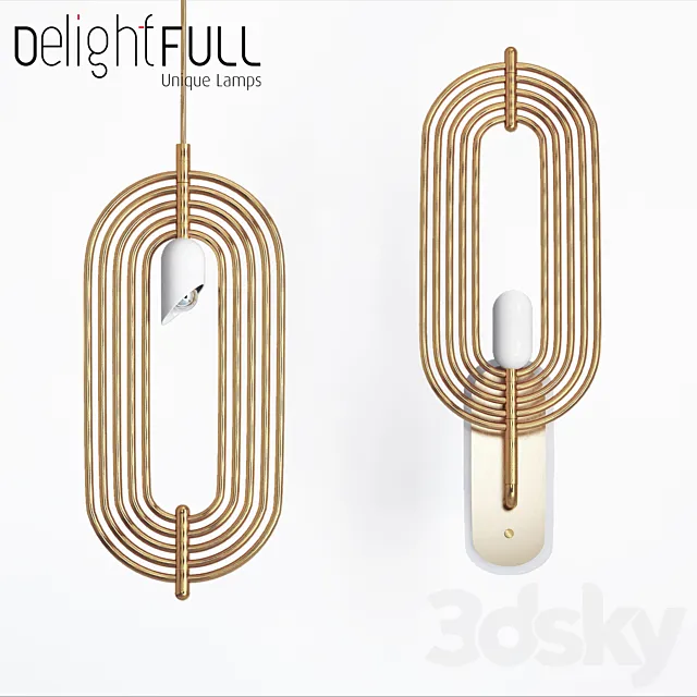 Turner lamp _ wall Delightfull 3D Model