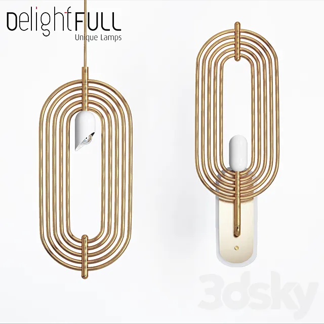Turner lamp _ wall Delightfull 3DModel
