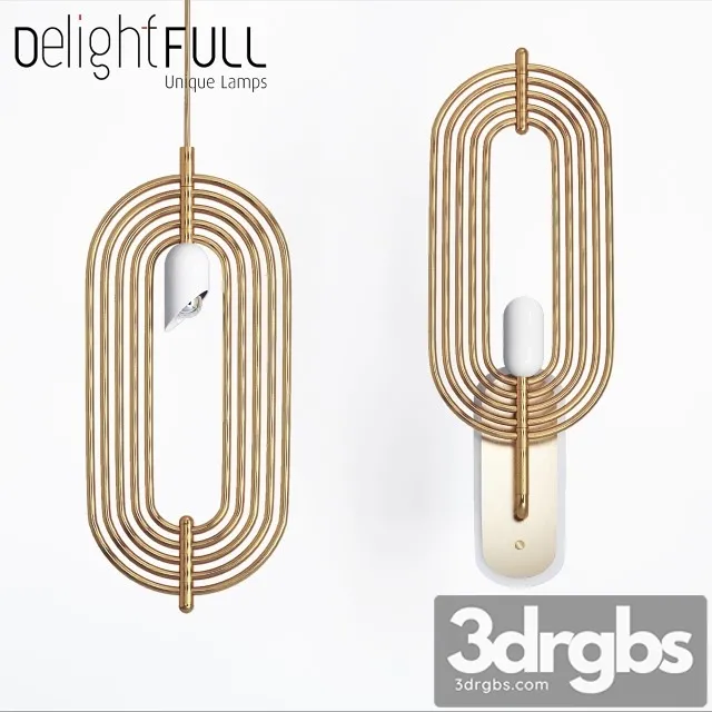 Turner Lamp Wall Delightfull 3D Model Free