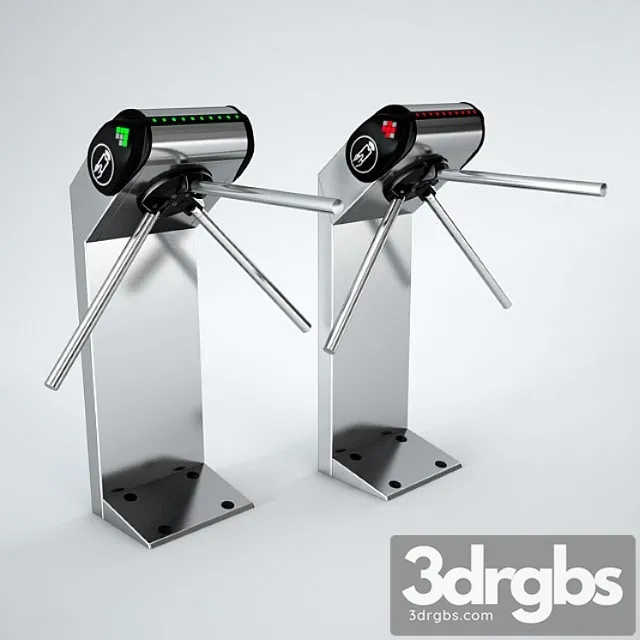 Turnstile perco-ttr-08a 3D Model Free