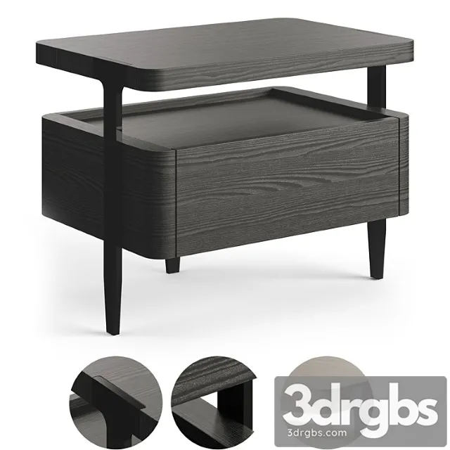 Turri Domus Bedside Table By Matteo Nunziati 3D Model Free
