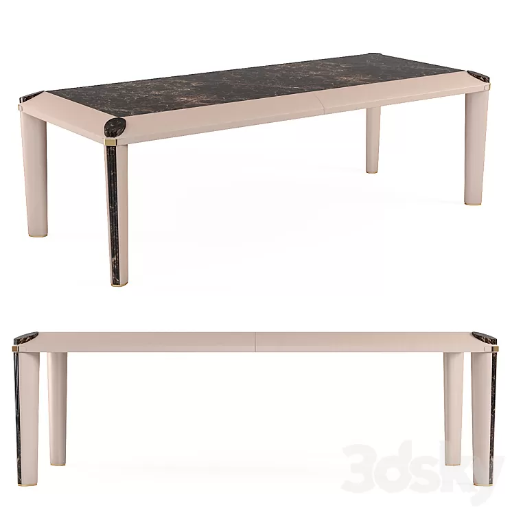 Turri-ECLIPSE-Rectangular Table_2 3D Model