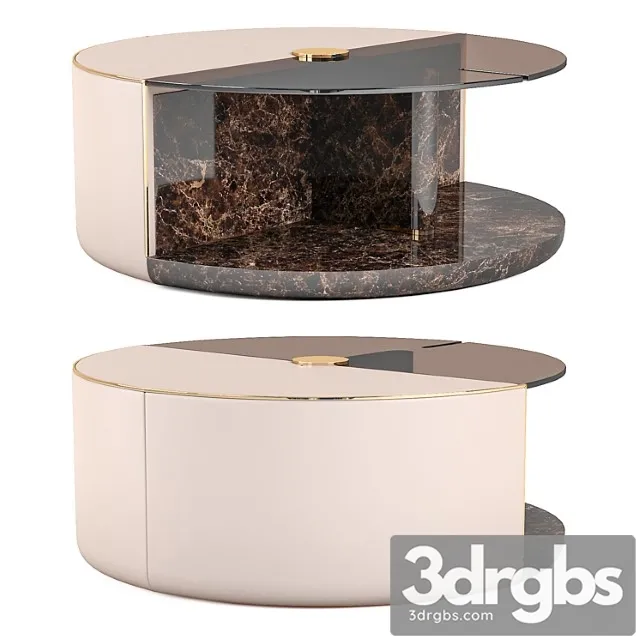 Turri eclipse round coffee tables 2 3D Model Free