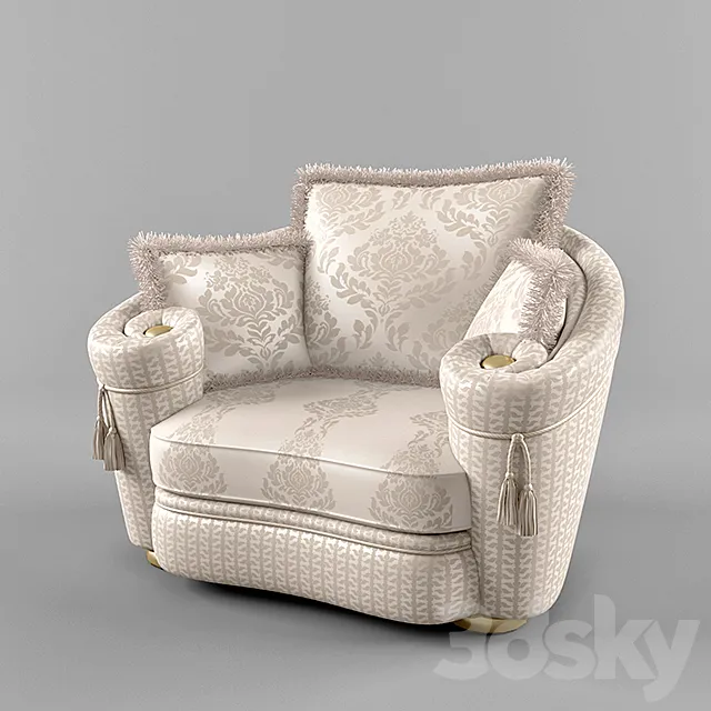 turri milo armchair 3D Model