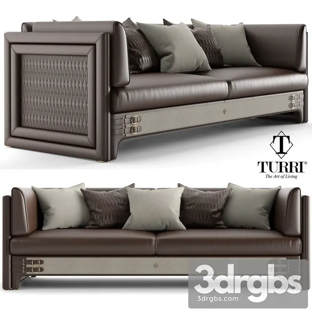 Turri Numerotre Sofa 3D Model Free