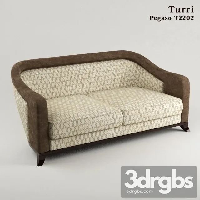 Turri Pegaso Sofa 3D Model Free