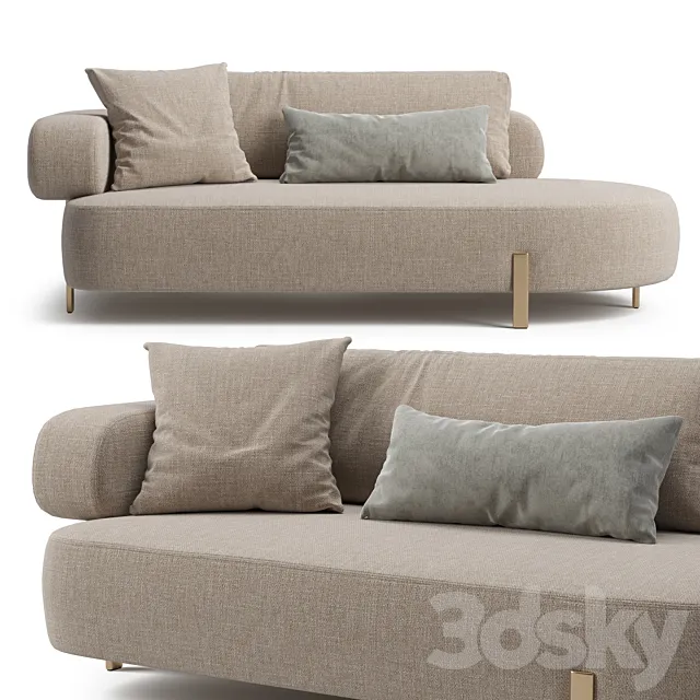 Turri ROMA couch 3D Model