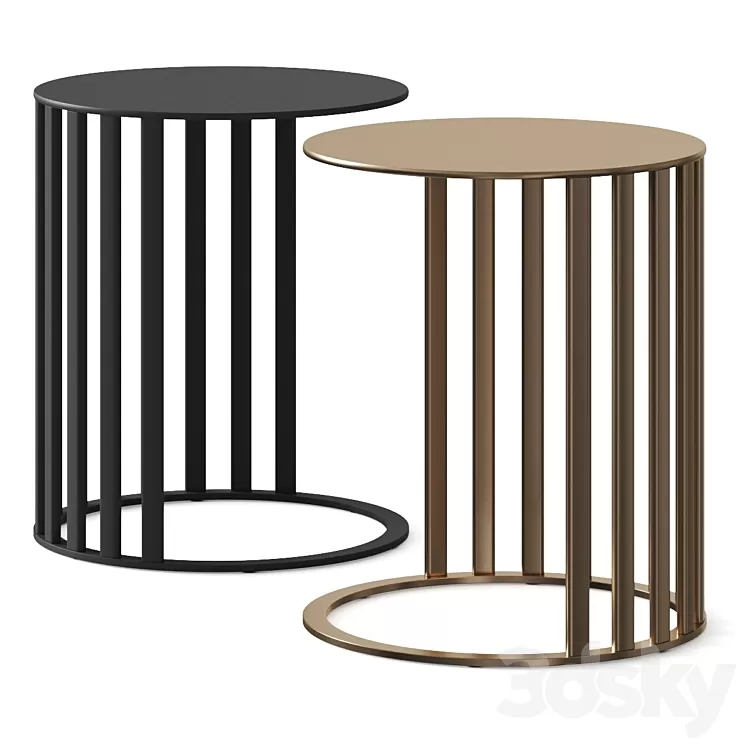 Turri Roma Side Table 3D Model Free