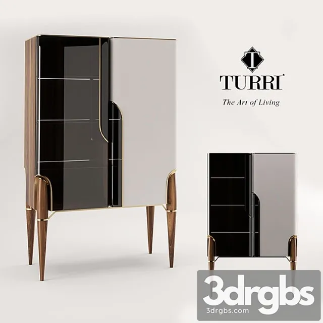 Turri vitrine 3D Model Free