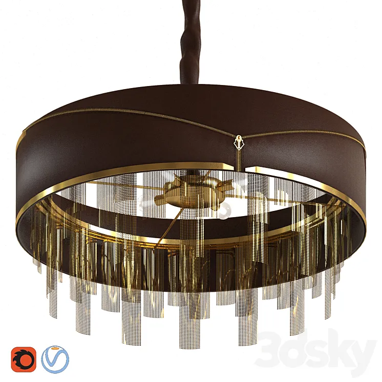 TURRI Vogue chandelier 3D Model Free