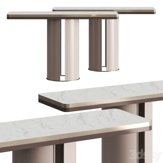 Turri Zero Console Table 3D Model