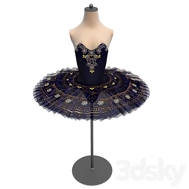 Tutu for ballet Raymonda - Raymonda 3D Model