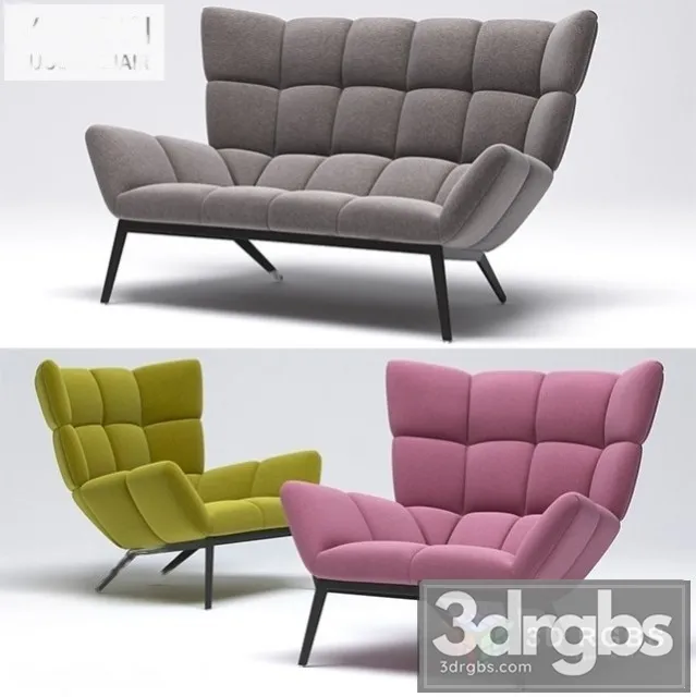 Tuulla Armchair 3D Model Free