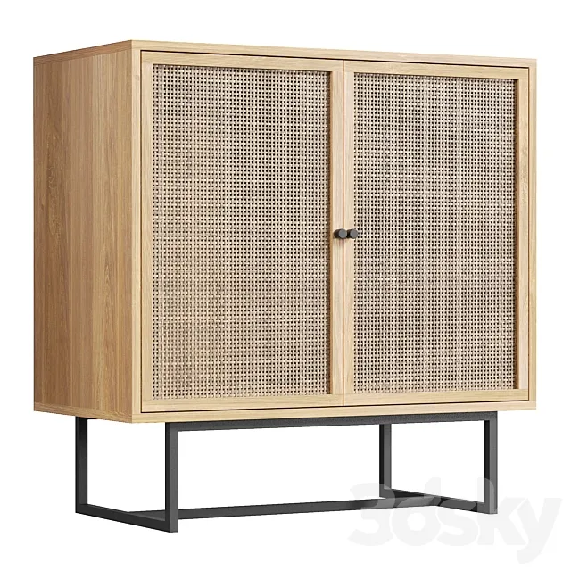 Tuveson Steel Accent Cabinet 3D Model