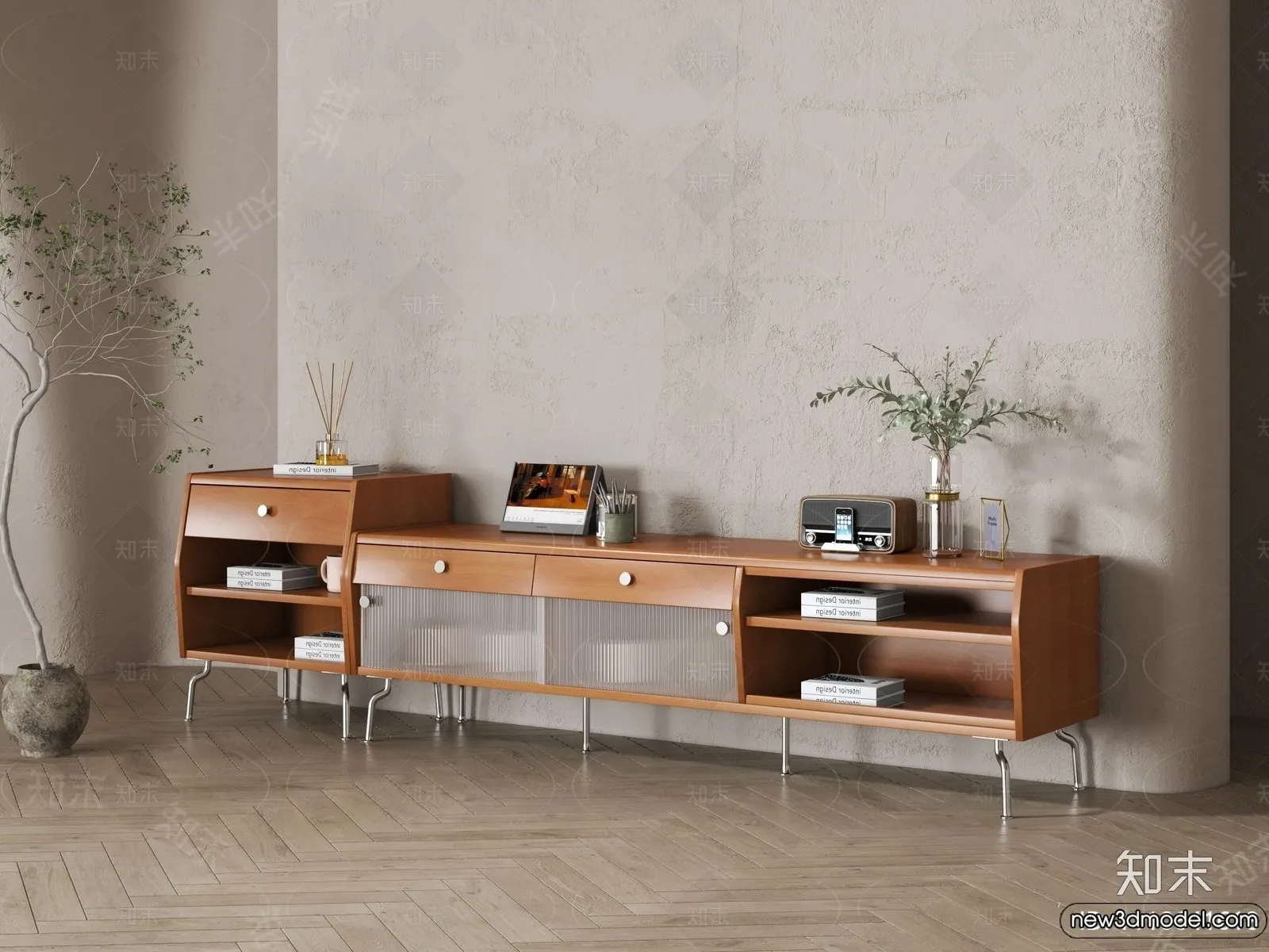TV Cabinet 3D Models - 3D Furniture for Interior Design - 013