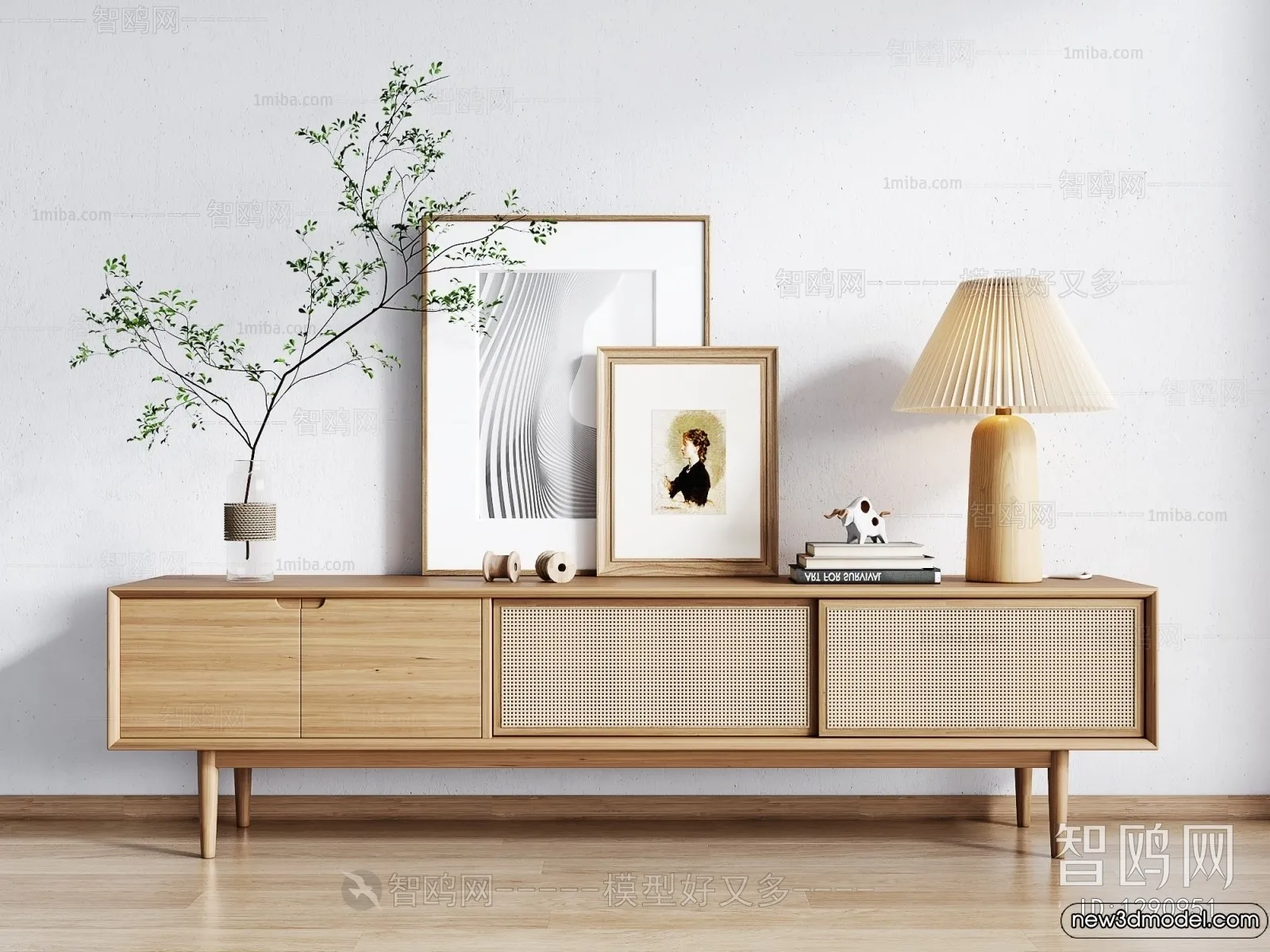 TV Cabinet 3D Models - 3D Furniture for Interior Design - 015