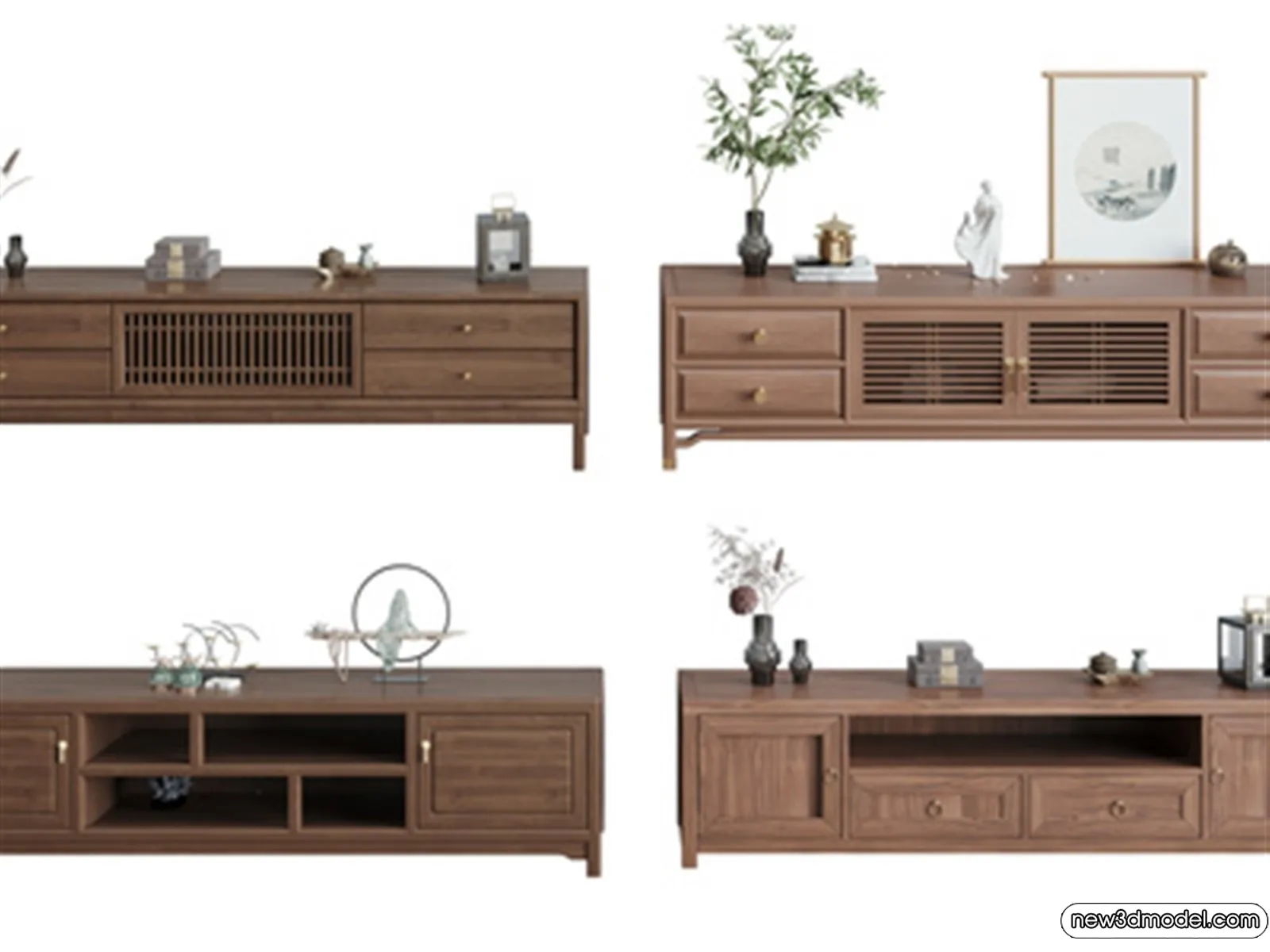 TV Cabinet 3D Models - 3D Furniture for Interior Design - 028