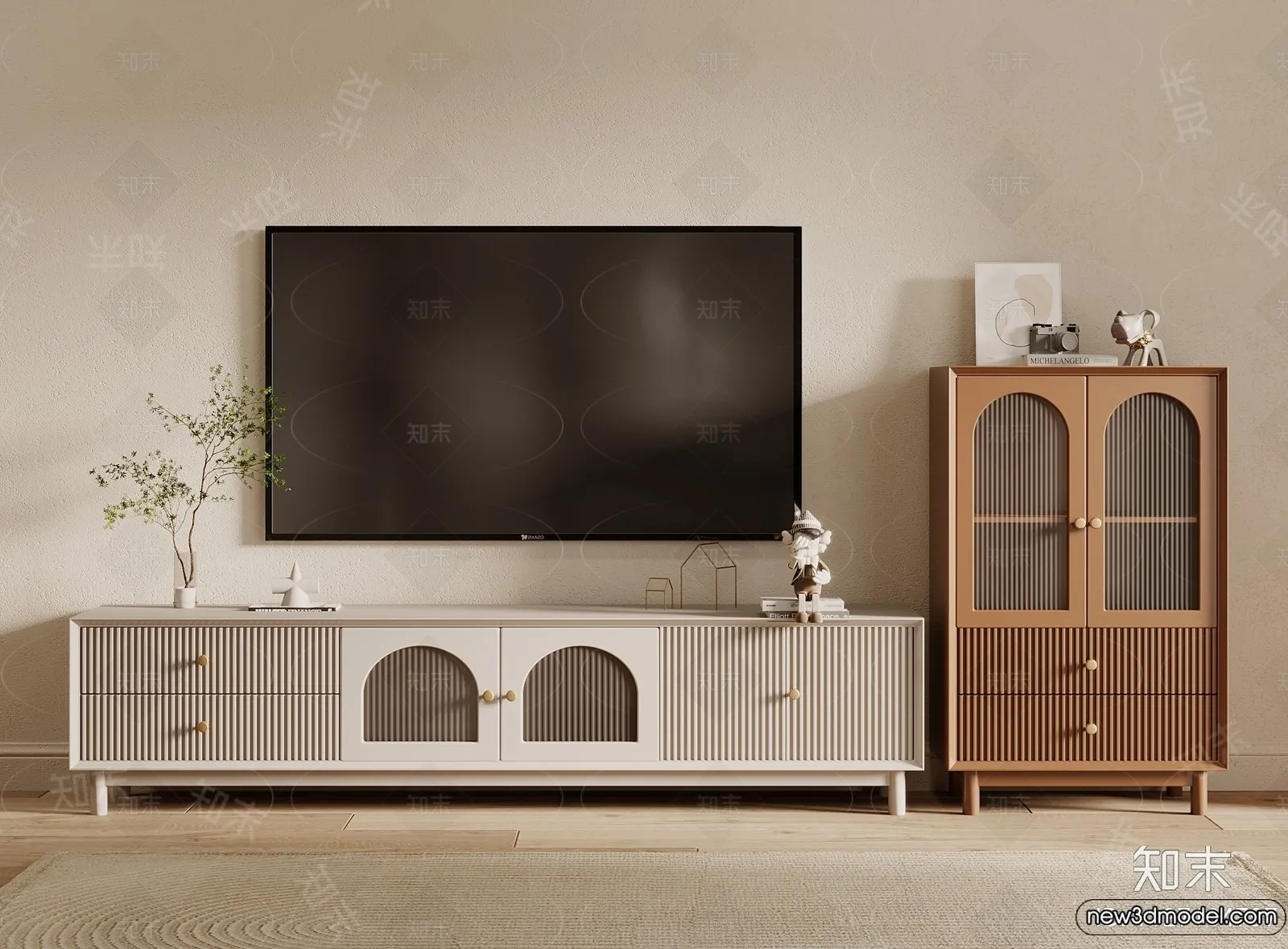 TV Cabinet 3D Models - 3D Furniture for Interior Design - 059