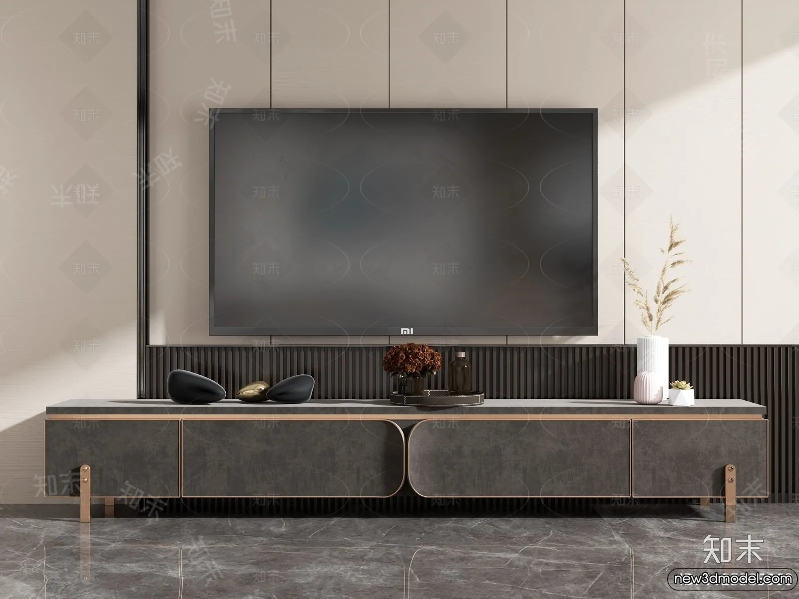 TV Cabinet 3D Models - 3D Furniture for Interior Design - 069