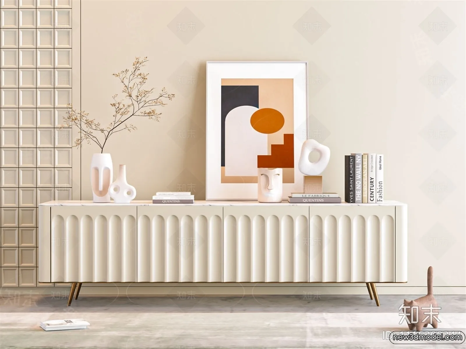 TV Cabinet 3D Models - 3D Furniture for Interior Design - 070